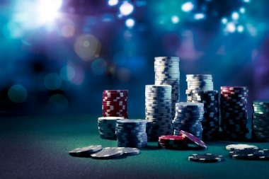 Mobile app interface showing live football and casino games